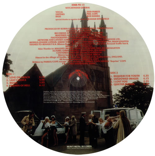 Witchfinder General Friends Of Hell UK picture disc LP